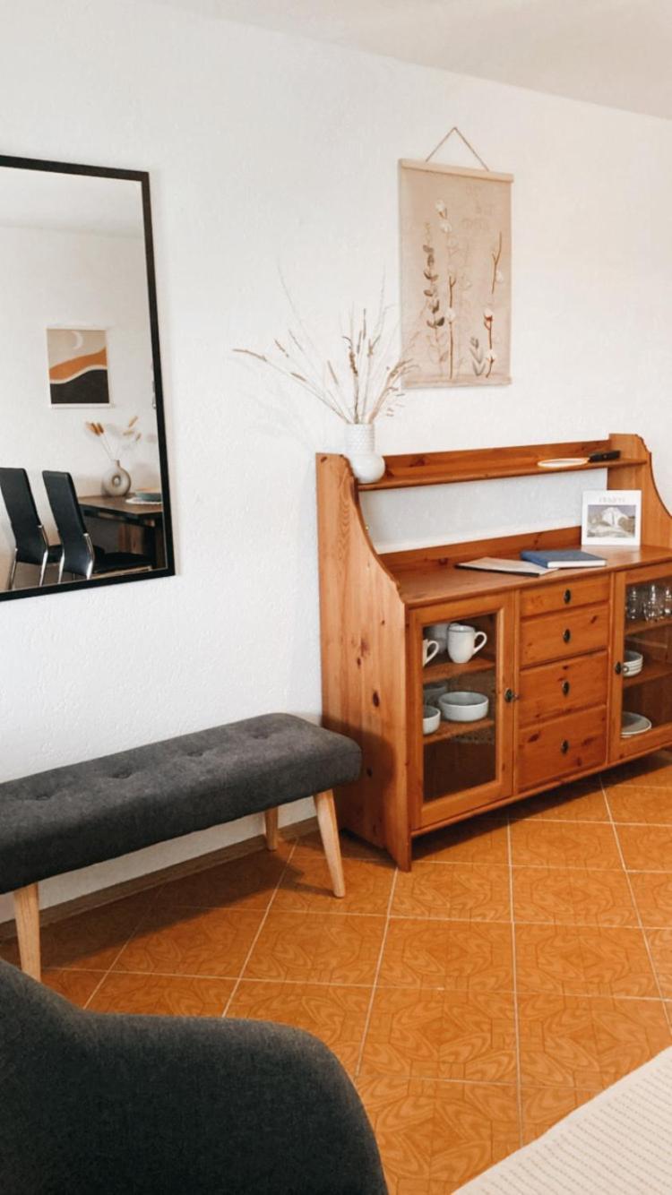 Ferienwohnung Nr. 1 Terrasse Bodden Kanu Bootssteg Zudar 外观 照片